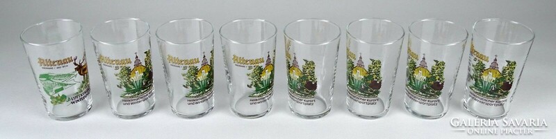 1M946 old altenau oberharz glass glass set 8 pieces