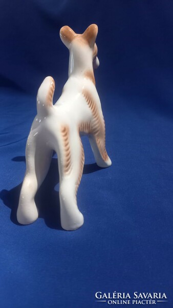 Ceramic foxy dog nipp figurine