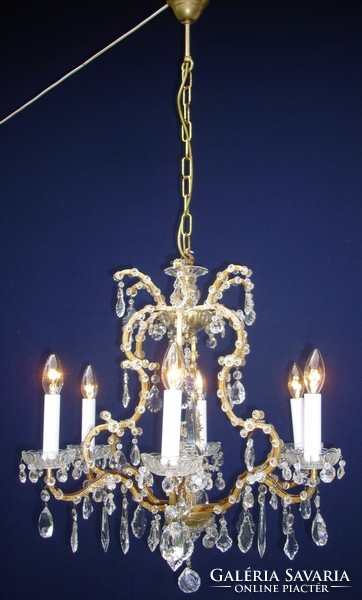 Crystal chandelier 6-burner chandelier