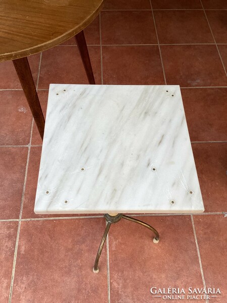 Marble flat table or flower stand pedestal.