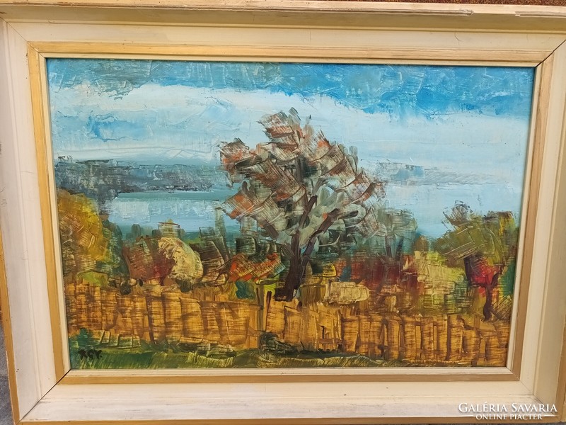 Pair of Szigliget / Badacsony paintings from Balaton
