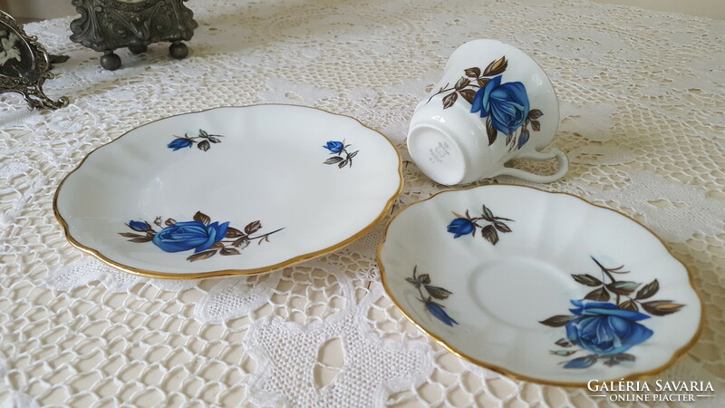 3-piece German Rheinpfalz porcelain breakfast set