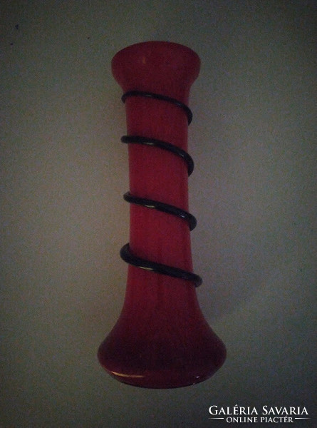 Loetz or kralik tango vase with snake