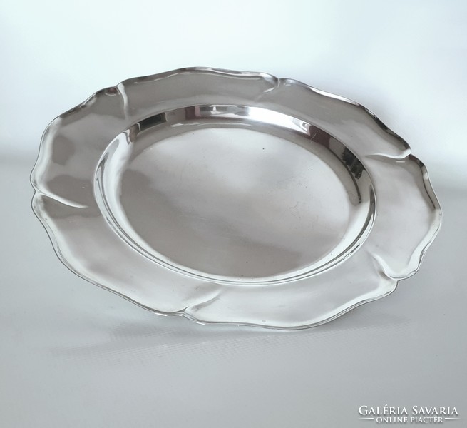 Silver (800) klinkosch plate, circular tray