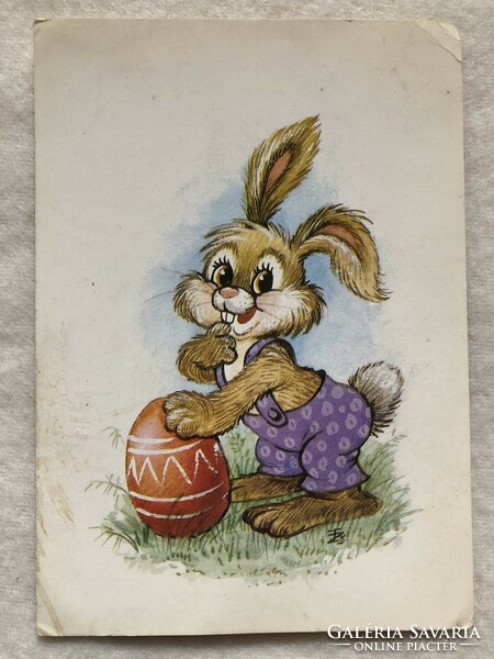 Easter postcard - drawing by Zsuzsa Füzesi -5.