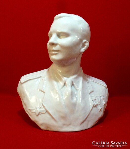 Porcelain statue of Gagarin