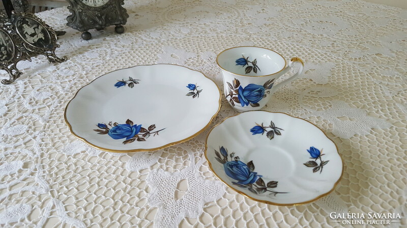 3-piece German Rheinpfalz porcelain breakfast set