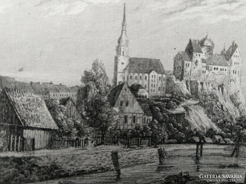 Schwarzenburg. Eredeti acelmetszet ca.1835