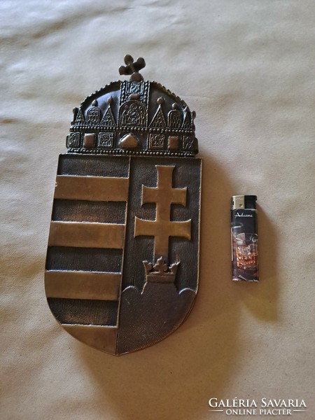 Larger copper Hungarian coat of arms!!
