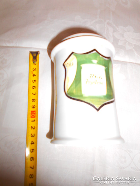 Antique porcelain pharmacy pot (measuring)