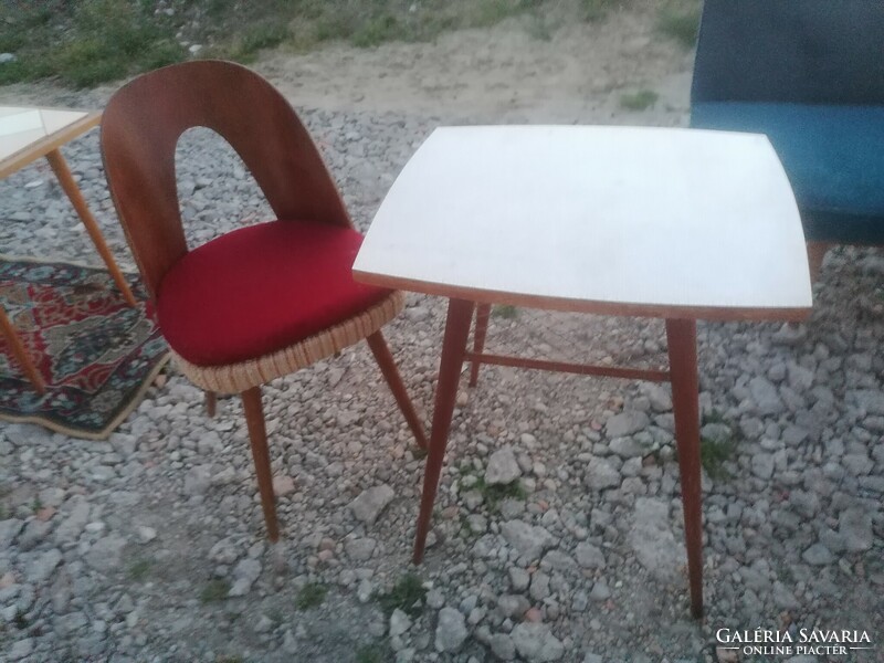 MID CENTURY VINTAGE TABLE DESK , MID-CENTURY ASZTALKA , ‘BRUSSELS’ STYLE. CZECHOSLOVAKIA 1958's