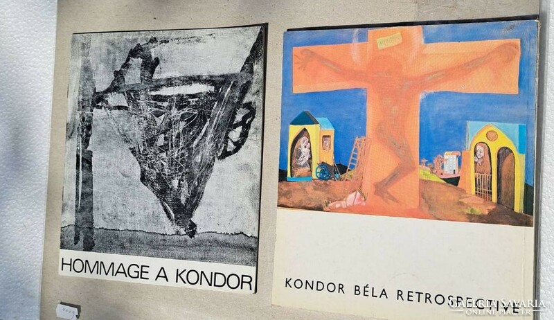 Kondor Béla  kiállítási katalógusai.2db Kondor Béla emlékkiállítása.