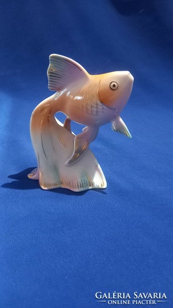 Hollóházi hal nipp ,figura