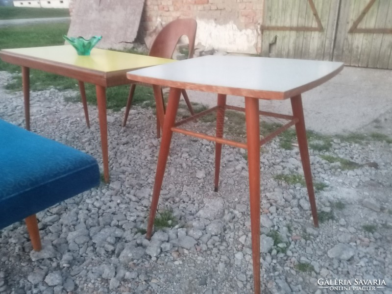 Mid century vintage table desk, mid-century table, 'brussels' style. Czechoslovakia 1958's