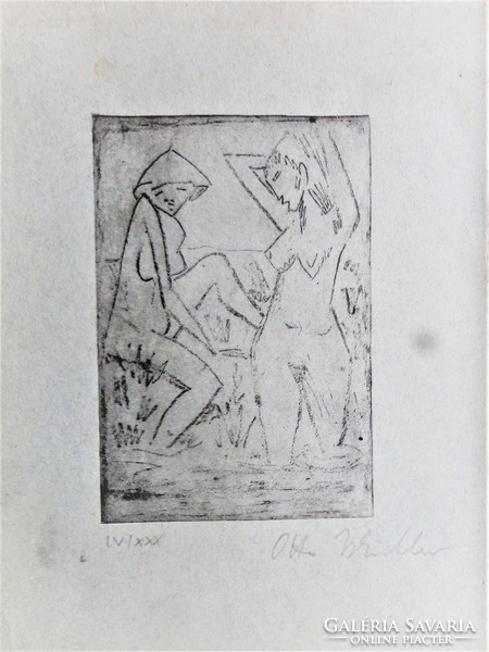 Otto Müller - original etching