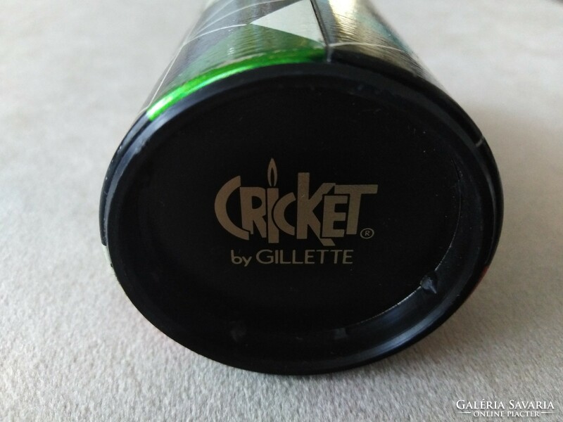Lighter container - cricket by gillette / empty