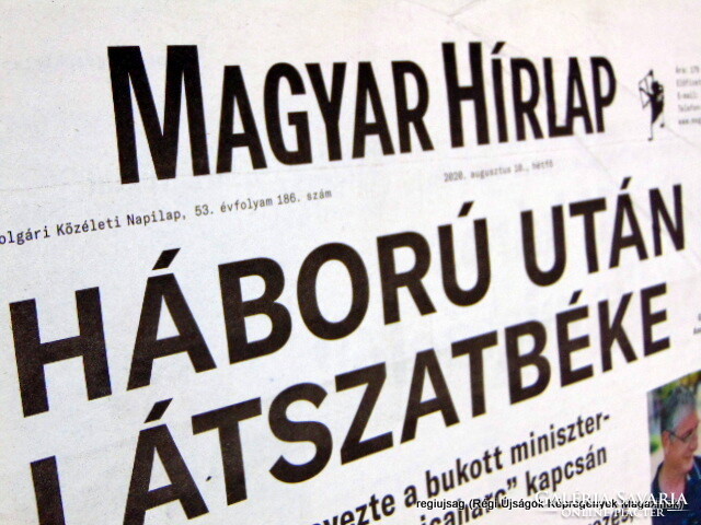 June 9, 2020 / Hungarian newspaper / for birthday :-) no.: 16521
