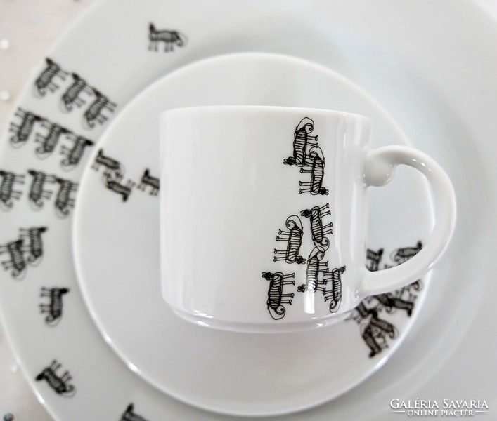 Design Bavarian coffee cup breakfast set