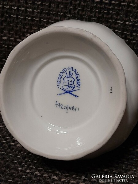 Herend porcelain floral ring holder & jewelry bowl.