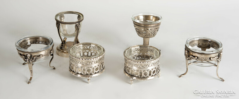 Silver antique Viennese table spice holder