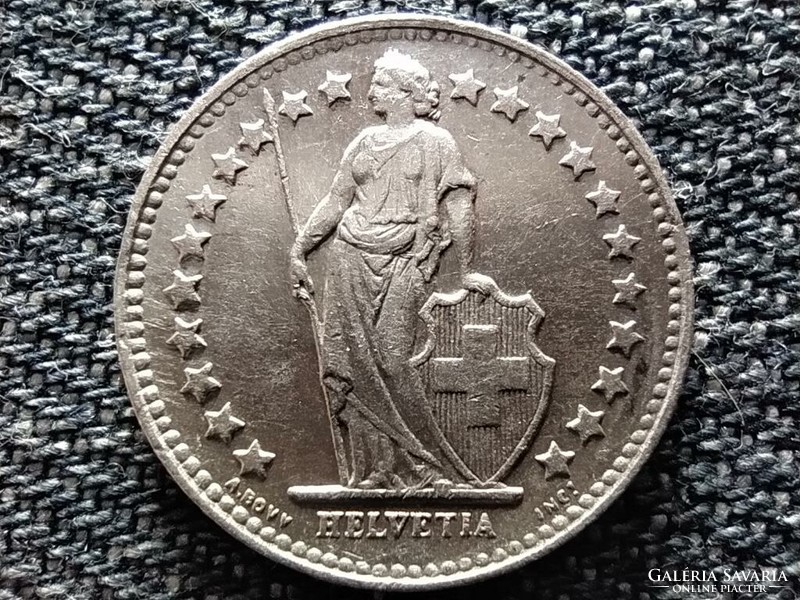 Svájc .835 ezüst 1/2 Frank 1950 B (id41703)