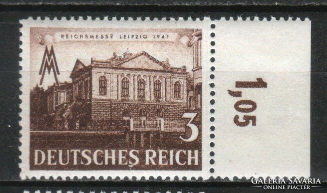 Postal clean reich 0219 curved edge pleated EUR 2.50