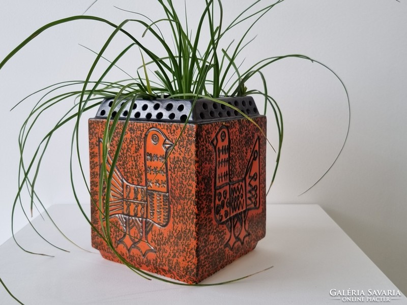 Tófej industrial art ceramic bowl, rare collector's item