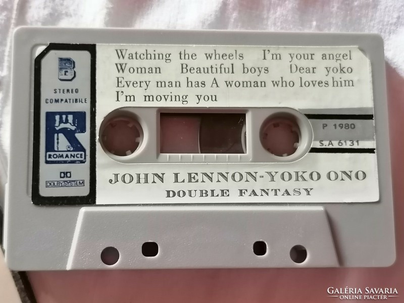 John lennon and yoko ono double fantasy cassette (album) 1980. Original not copy