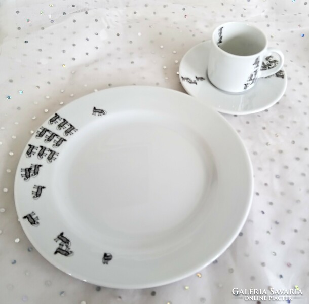 Design Bavarian coffee cup breakfast set