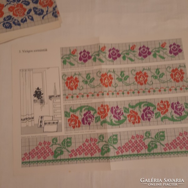 Miss Felhós csíszár: Beregi cross stitch patterns 1980 (1 sheet missing)