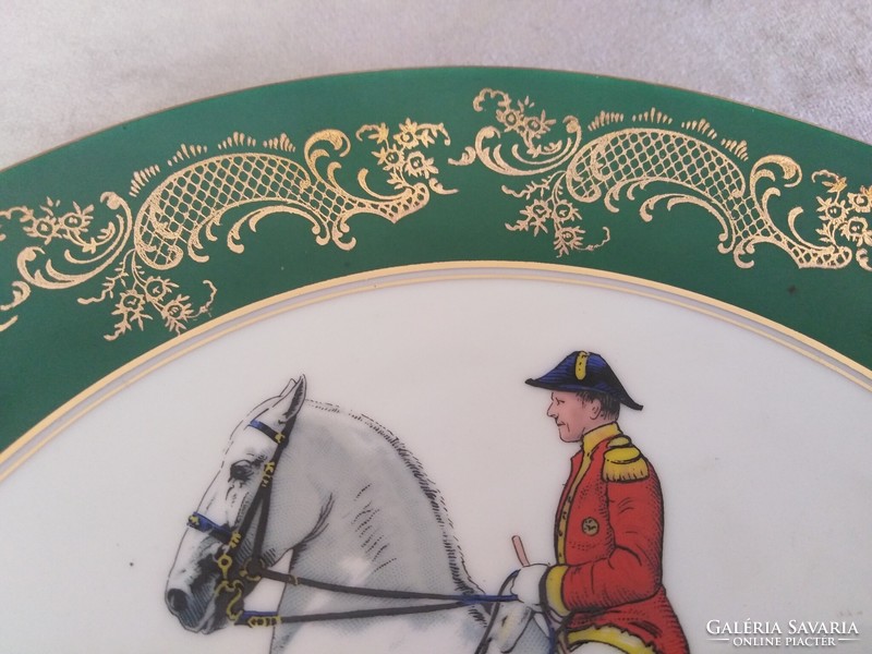 Porcelain decorative plate - Spanish riding school / Vienna