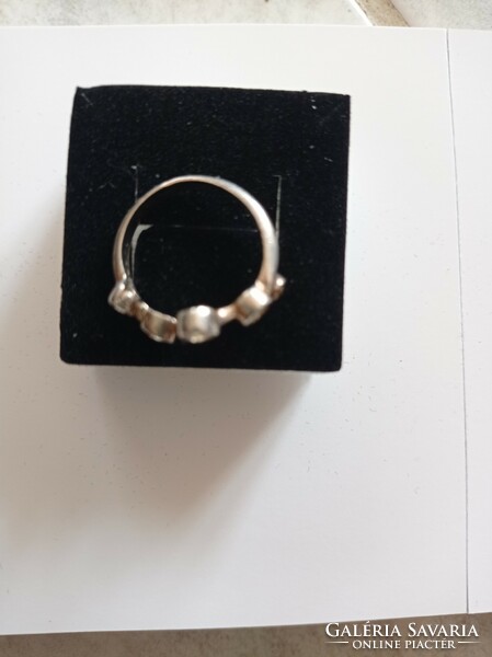 Zircon silver ring 17.5-18 Mm