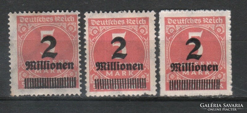 Postatiszta Reich 0176 Mi 312 A a,b B     5,70 Euró