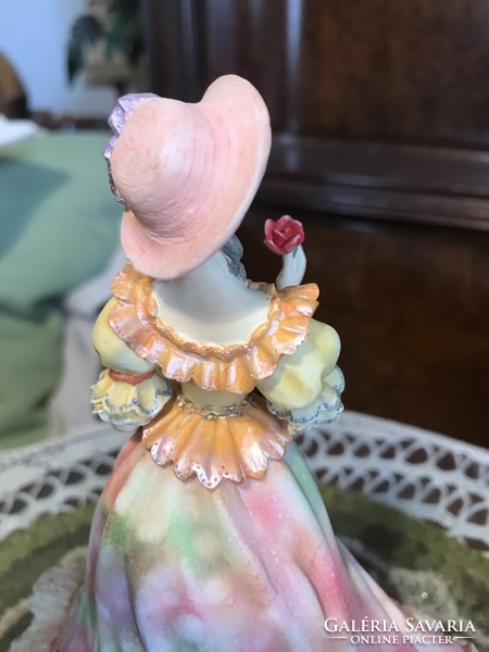 Leonardo collection, summer days, flawless, hand painted, marked sculpture, painted resin 1996.