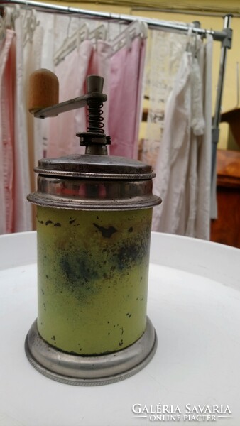 Old working coffee grinder.