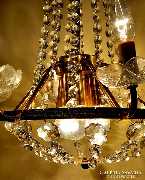 Czechoslovak Jablonec 1970 crystal chandelier negotiable