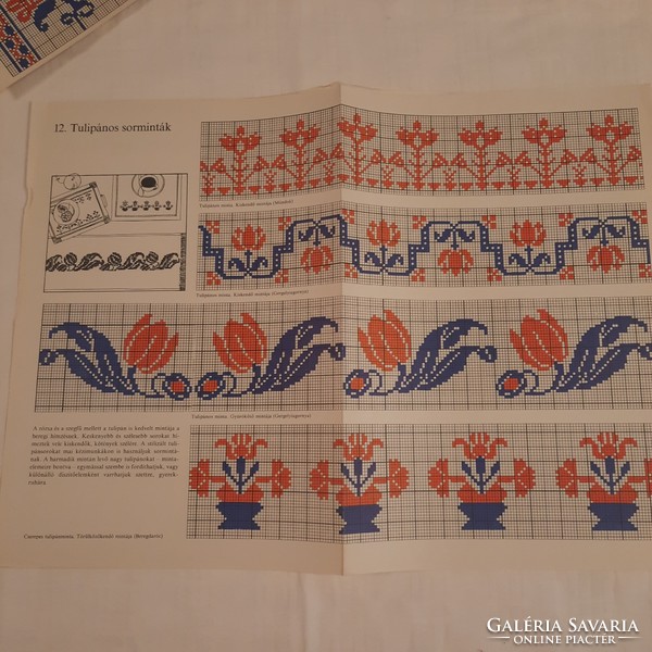 Miss Felhós csíszár: Beregi cross stitch patterns 1980 (1 sheet missing)