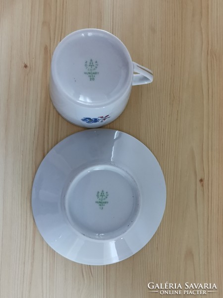 Hollóháza porcelain coffee and mocha cups | china cups