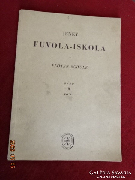 Jeney - flute school - flöten schule - volume ii. Jokai.