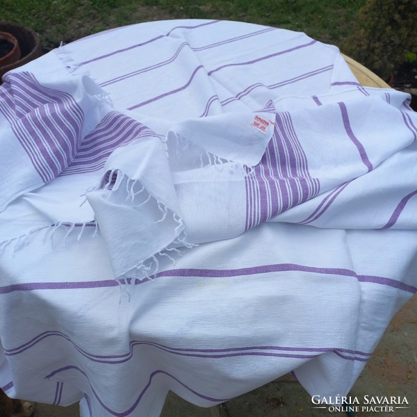 Old cotton tablecloth