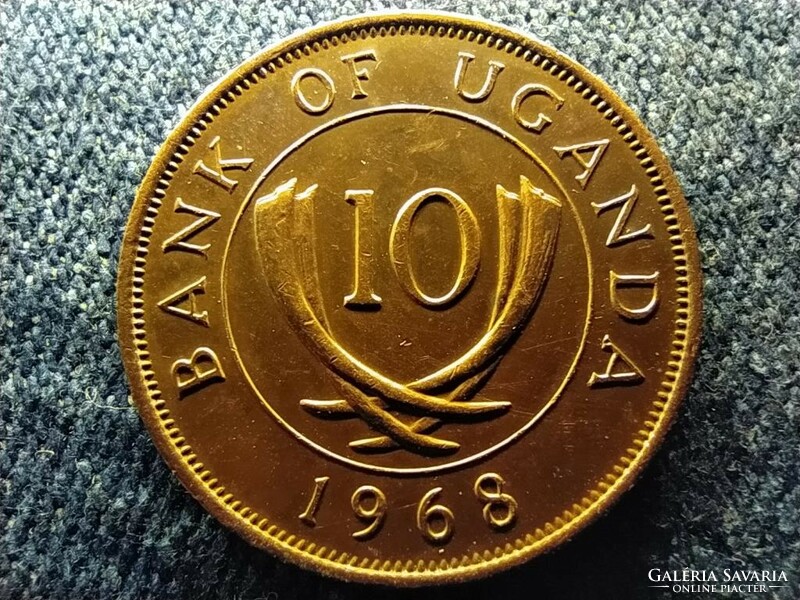 Uganda Köztársaság (1962- ) 10 cent 1968 (id64399)