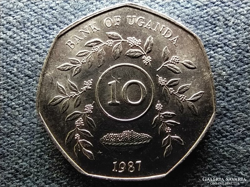 Uganda 10 shilling 1987 (id68907)