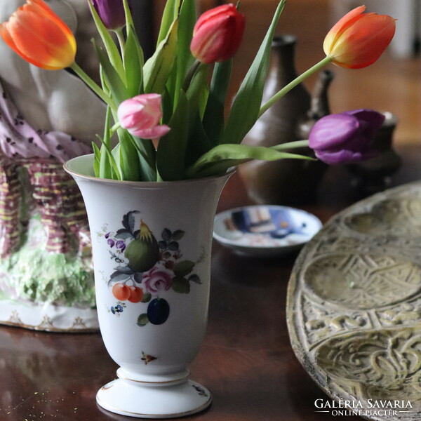 Herend berry pattern vase
