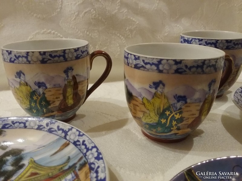 Antique Chinese coffee cup + bowl