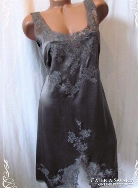 Nice graphite gray negligee, jumpsuit, nightgown babydoll