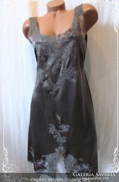 Nice graphite gray negligee, jumpsuit, nightgown babydoll