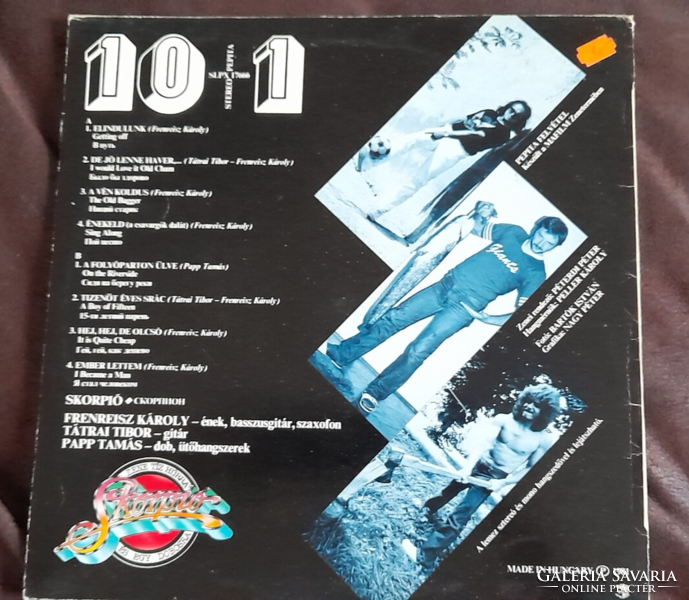 Skorpio - Zene 10 húrra és 1 dobra LP 1981