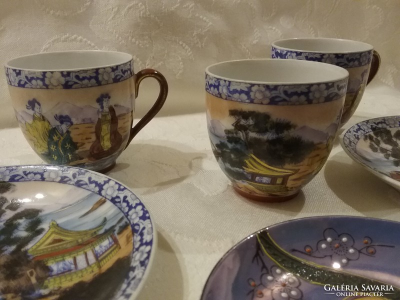 Antique Chinese coffee cup + bowl