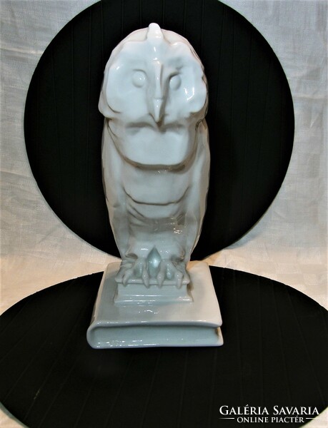 Herend giant book owl - 30 cm