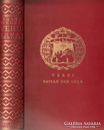 Verdi (Roman der Oper) Franz Werfel Paul Zsolnay Verlag, 1930